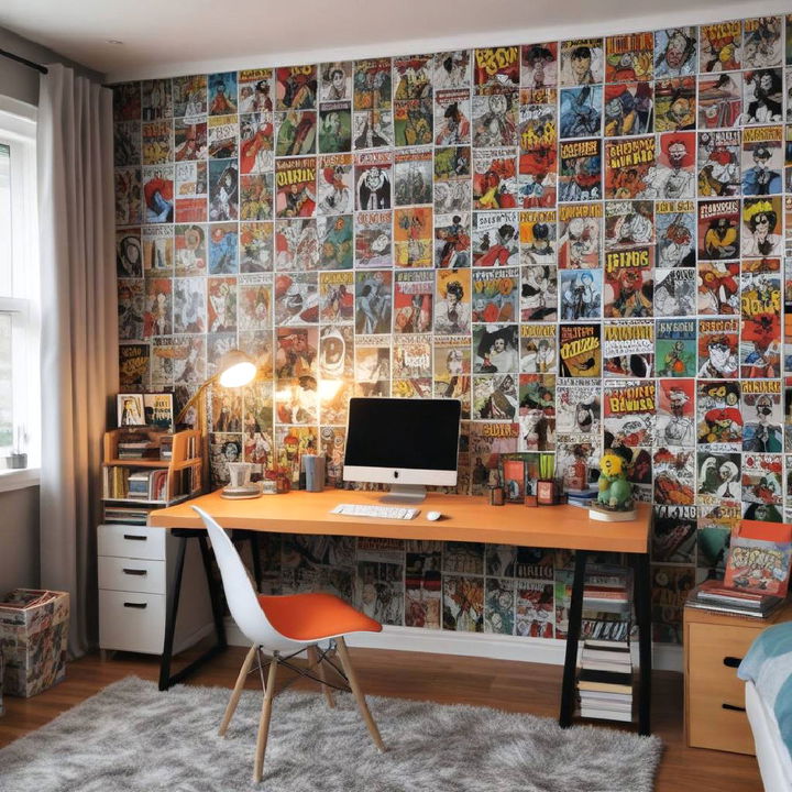 comic book canvas room