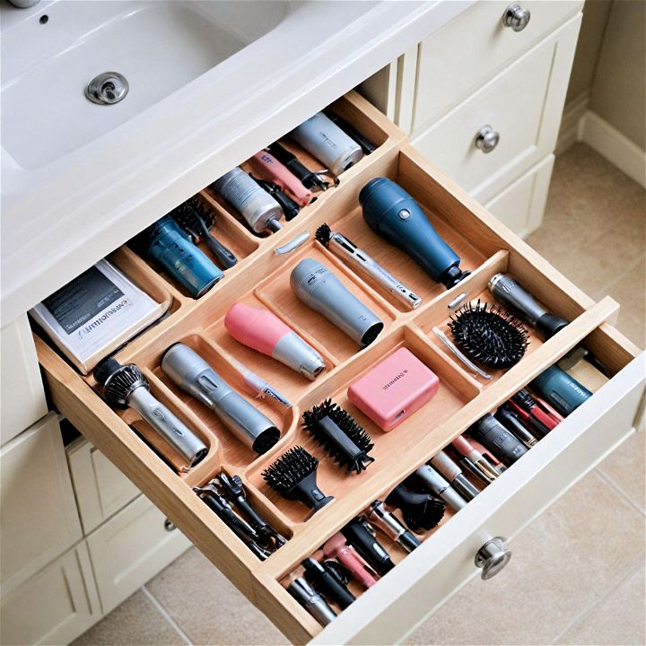 compact hair styling tools to save space