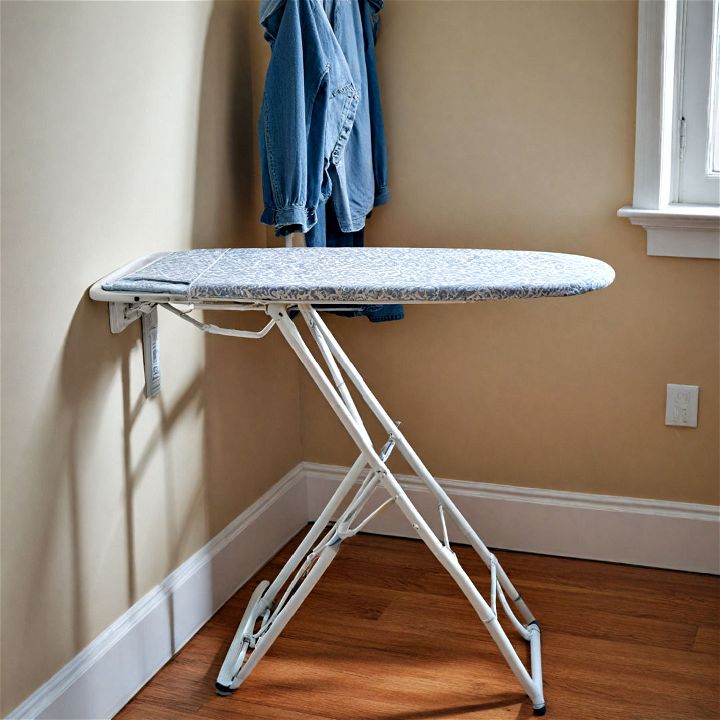 compact ironing board for laundry room