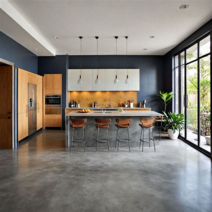 concrete flooring for industrial kitchen