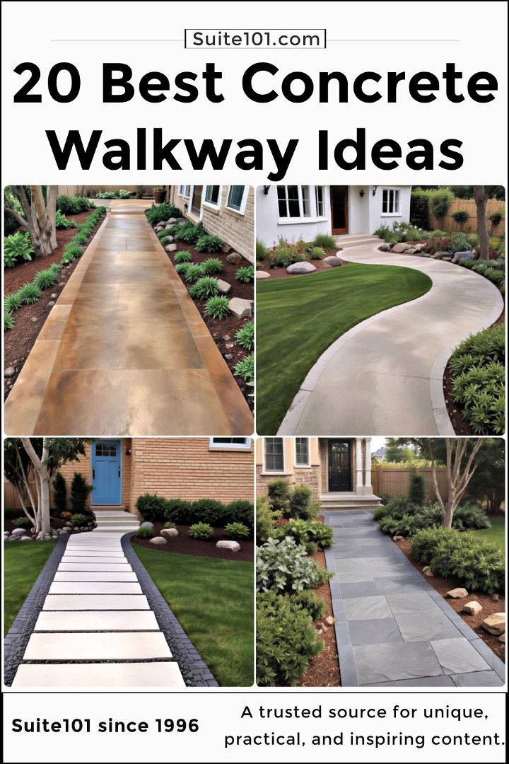 concrete walkway ideas to copy