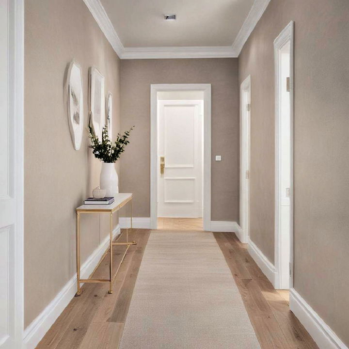 contemporary minimalism hallway wallpaper