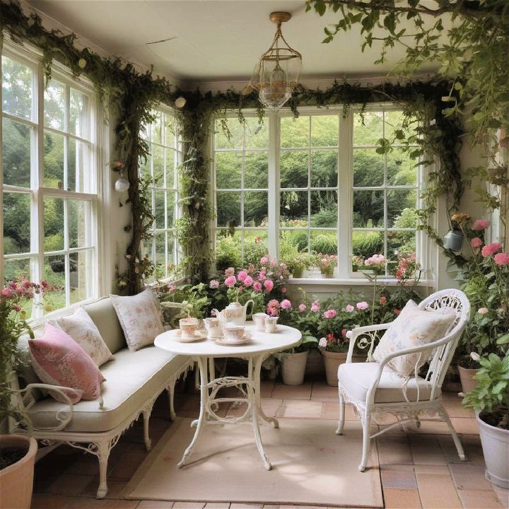 cool garden tea room idea