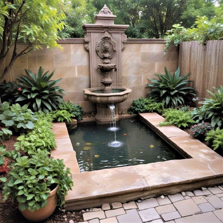 cool water features for garden