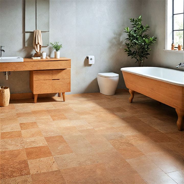 cork flooring for a unique feel underfoot