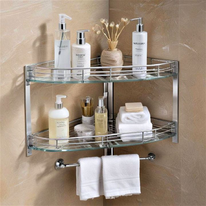 corner bath shelves for small bathroom