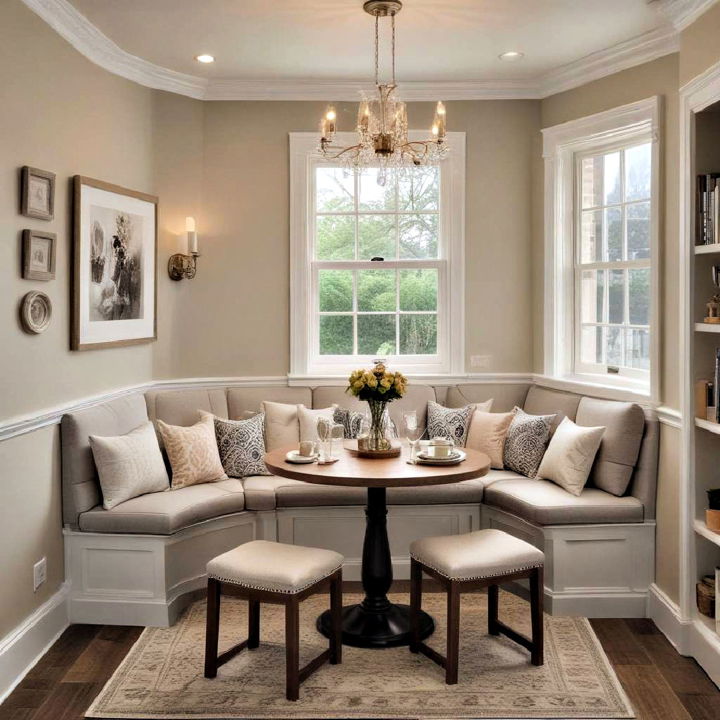 corner dining rooms for smaller home