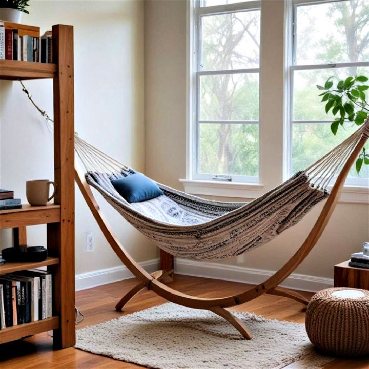 corner hammock for small apartment