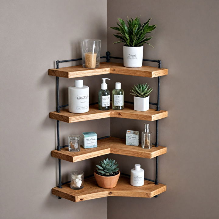corner shelves for bedroom storage