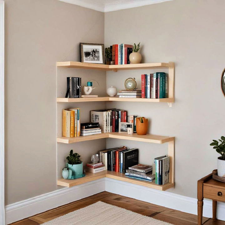 corner shelving for box room