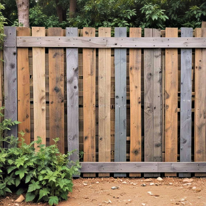 cost effective pallet fence