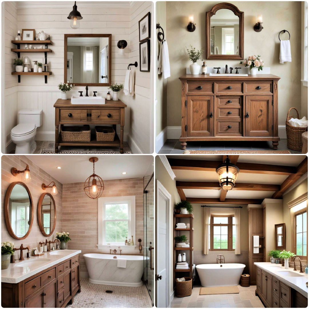 country bathroom ideas