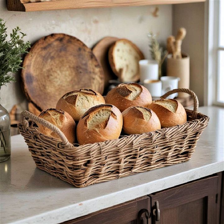 cozy and inviting Artisan Bread Basket