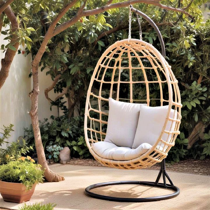 cozy garden swing chairs