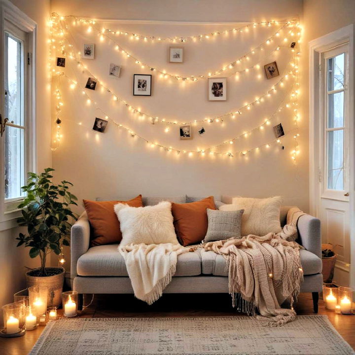 cozy lighting for living area