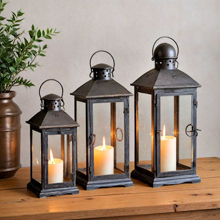 cozy nautical lanterns decor