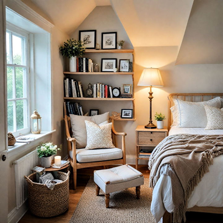 cozy reading nook