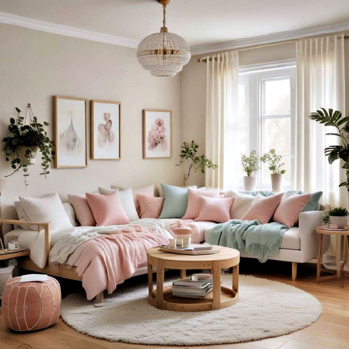 cozy soft color palette