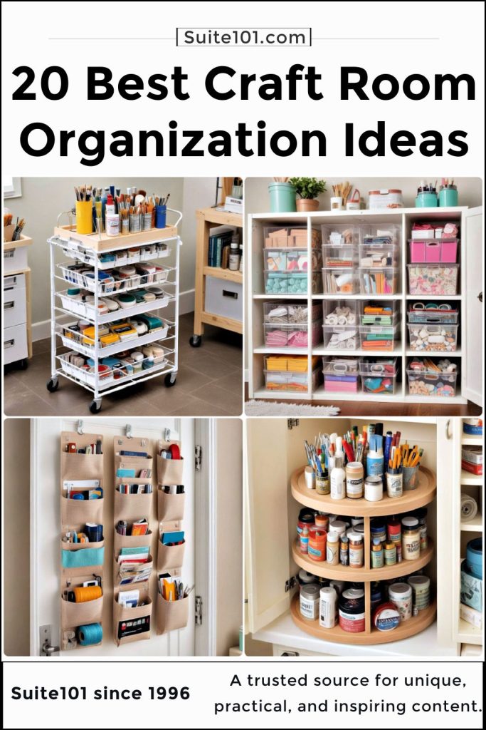 20 Craft Room Organization Ideas To Keep You Organized