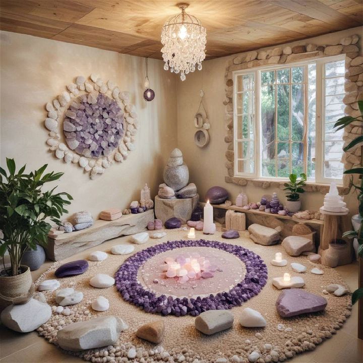 crystal cove meditation room