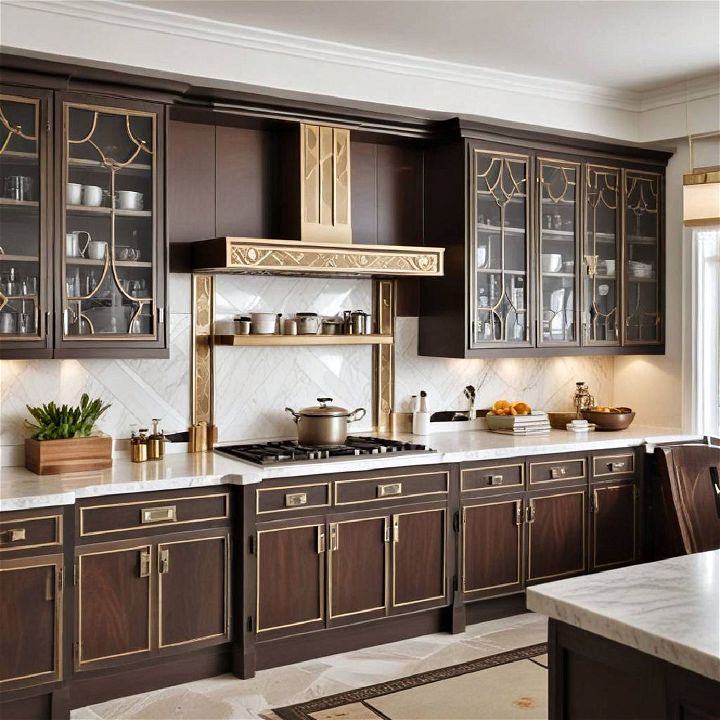 custom cabinetry with inlays
