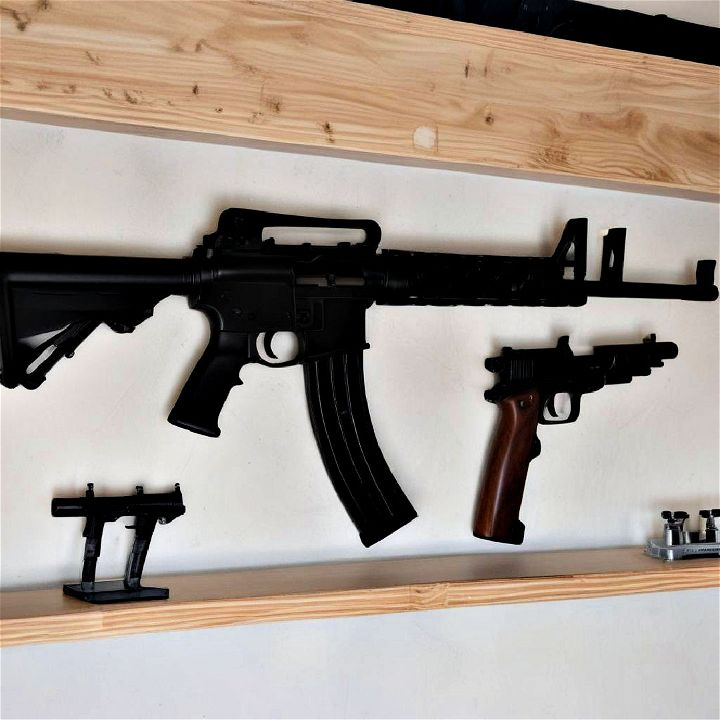 custom gun wall art design