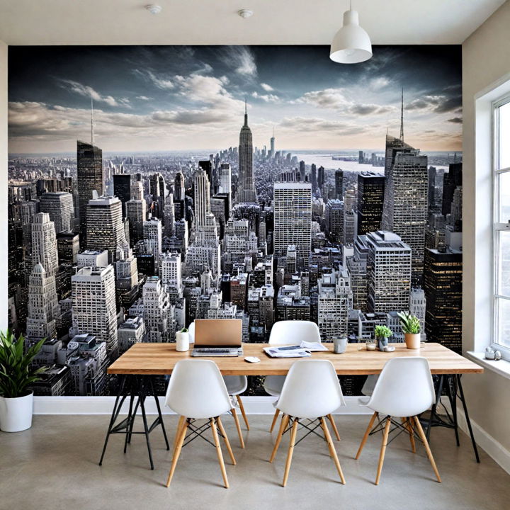 custom murals office wallpaper