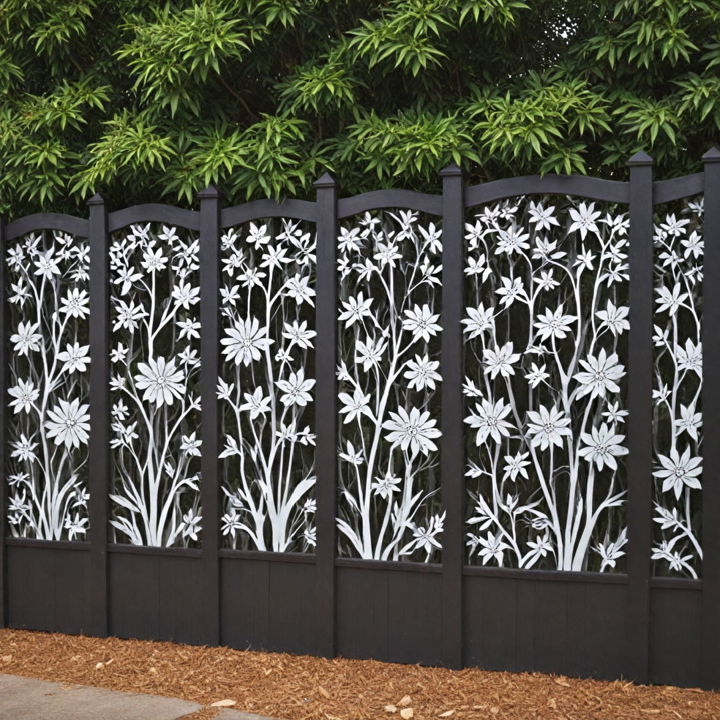 custom stencils fence