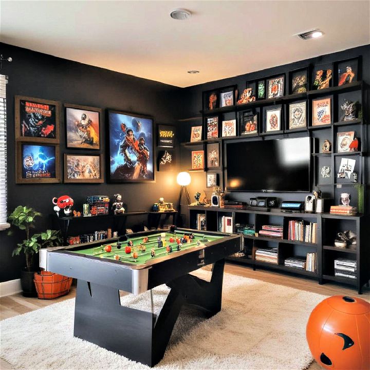 custom themed video game room