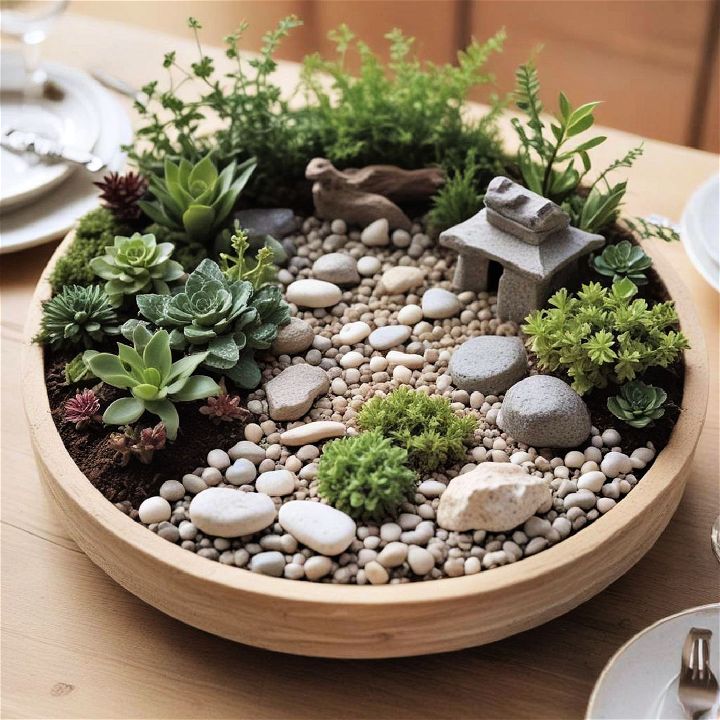 customizable miniature garden centerpiece