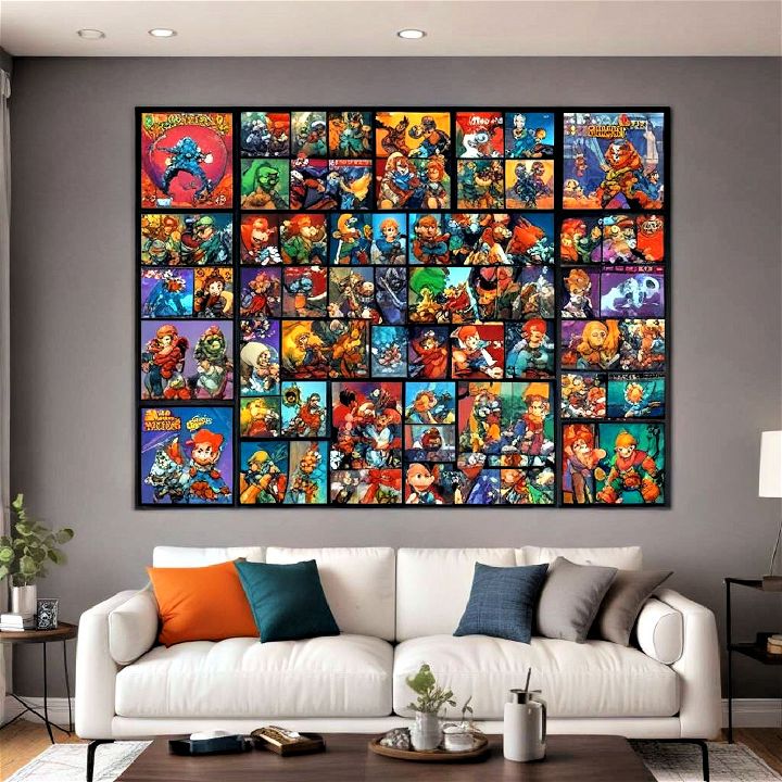 customized wall art for video game room