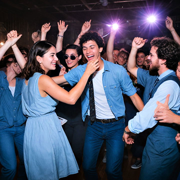 dance party with energetic playlist