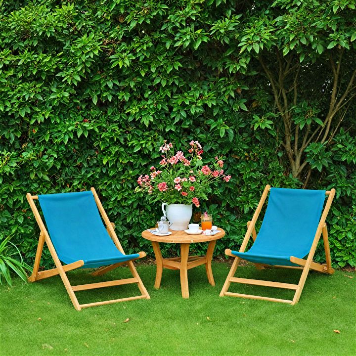 deck chairs to recline in comfort