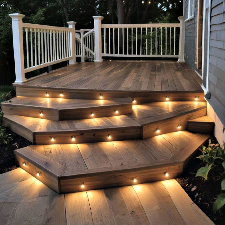decorate deck with deck lights