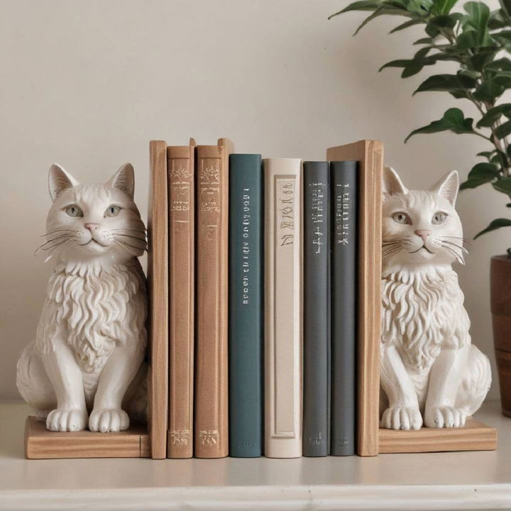 decorative bookends for bookshelf