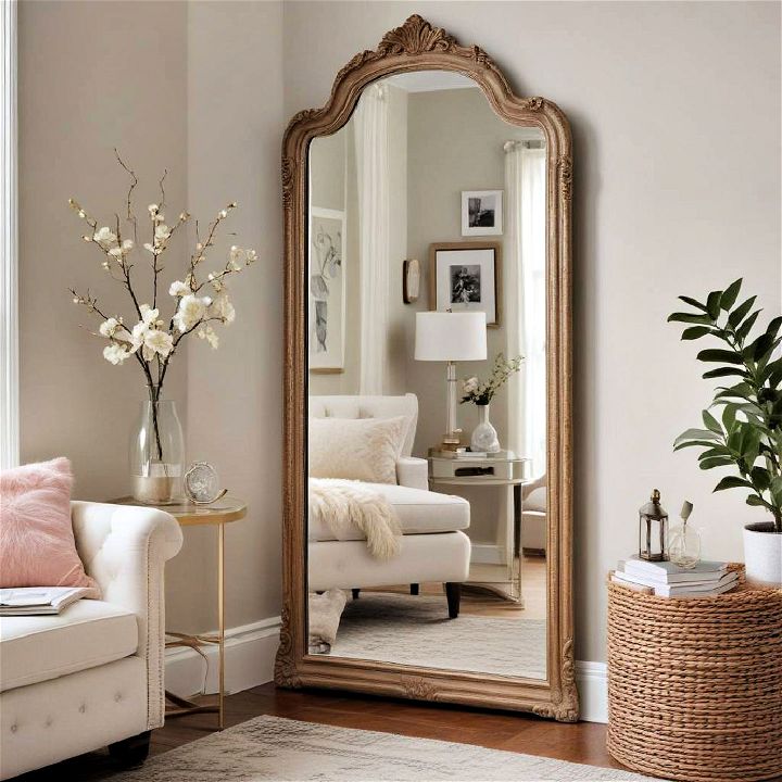 decorative corner mirror