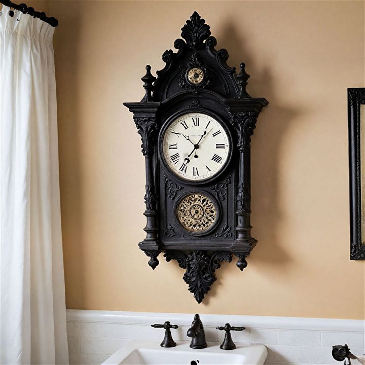 decorative gothic inspired clock