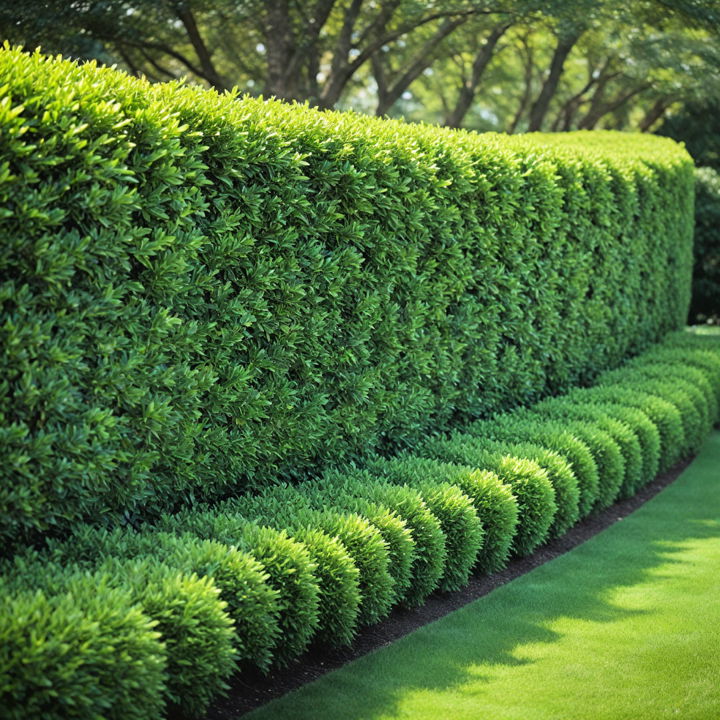 decorative hedge fence