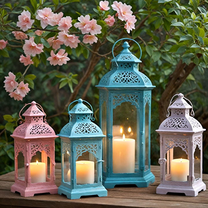 decorative lanterns for spring decor