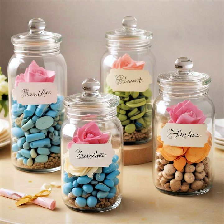 decorative memory jars