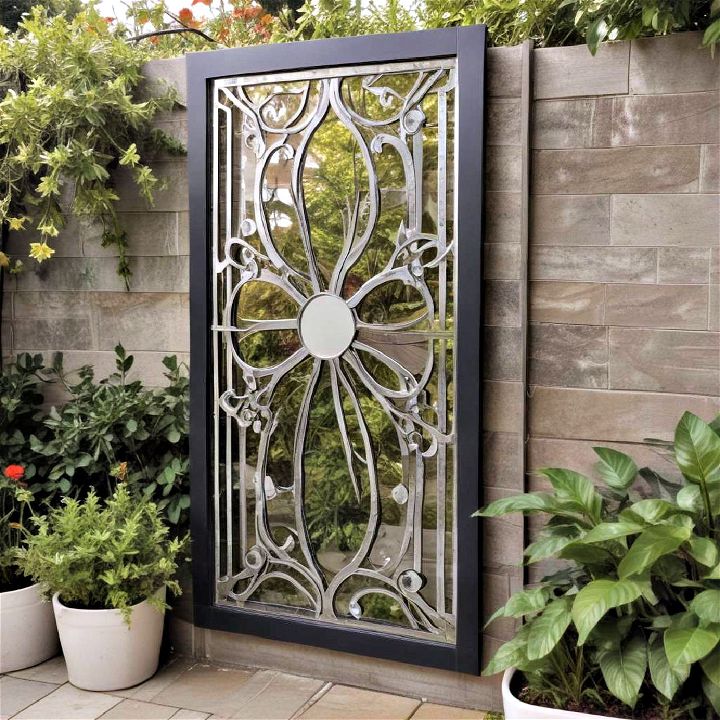 decorative mirrored panels design