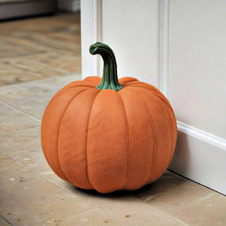 decorative pumpkin doorstops