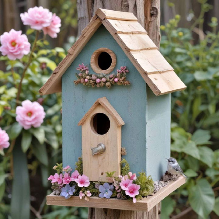 decorative spring birdhouse