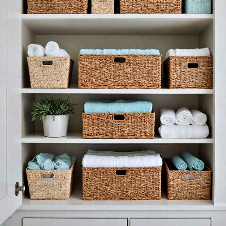 decorative storage boxes for bathroom