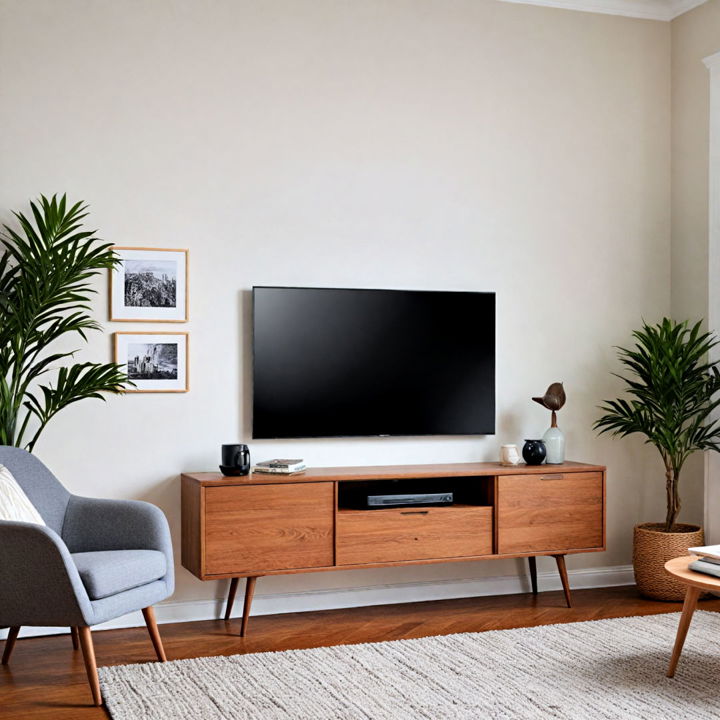 decorative wall mounted tv unit