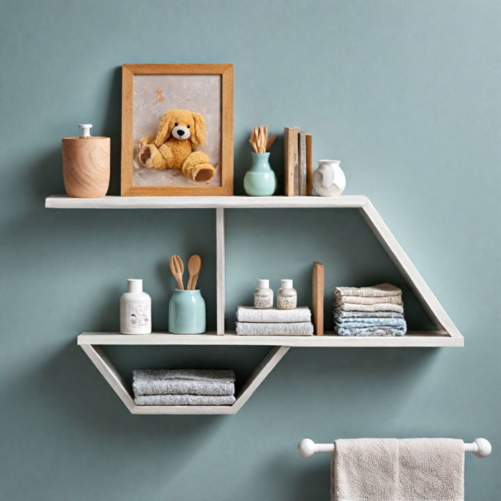decorative wall shelves storage solution