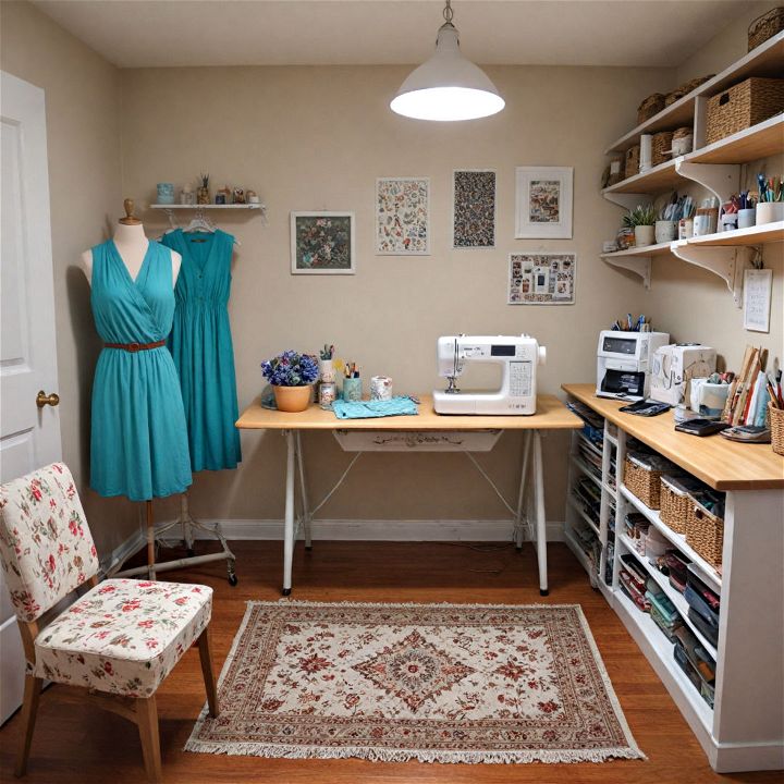 dedicated sewing room