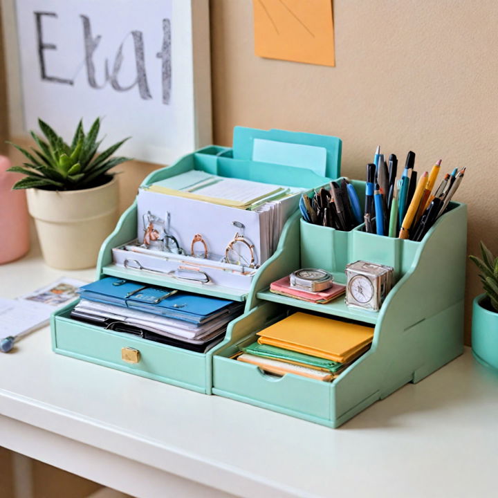 desk organizer to keep the workspace tidy