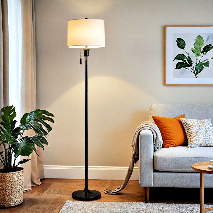 dimmer floor lamp to add functionality
