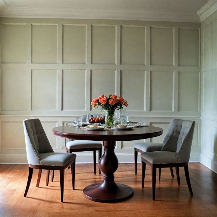 dining room illusion wainscoting